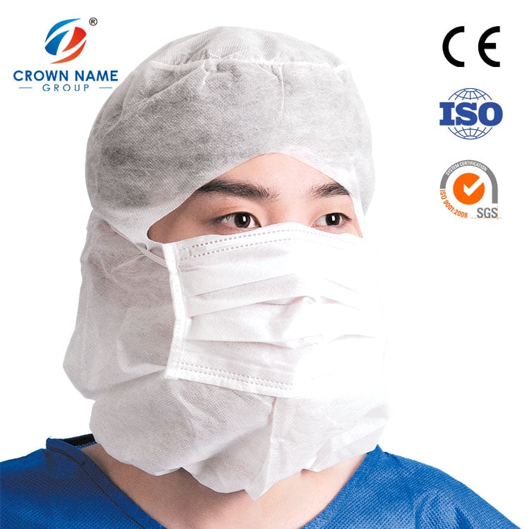 PP hood with face mask
