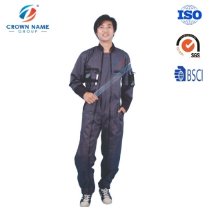 Double Plastic Zippers Coverall